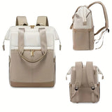 khaki Korean-style Fashion Compact Backpack, Multi-functional & Large Capacity, Lightweight & Easy V1232-HXJZBB004