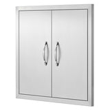 VEVOR BBQ Access Door, 610x610 mm Outdoor Kitchen Door, Stainless Steel Flush Mount Door, V952-SMMBSCJMYS245LWS1V0
