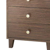 Bedside Table MDF 3 Drawers Side Table Night Stand Storage in Brown Colour V43-BST-APX