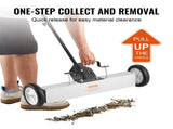 22.6 kg Rolling Magnetic Sweeper with Wheels, Push-Type Magnetic Pick Up Sweeper, Large Magnet V952-TLSCXQSQT2450BUQBV0