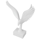 Resin Eagle Figurine Home Decor Abstract Eagle Wing Statue Sculpture Ornament Crafts Office Desk V1294-YM0901-3115240054612