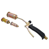 Gas Torch Burner Hose Regulator Roofer Plumber Weed Kit Propane Black Silver V1370-AZ4-20377
