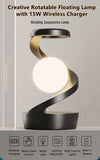 Gray Modern Night Light Spiral Design LED Night Light Ambient Lighting Wireless V1347-124-GRA-76998