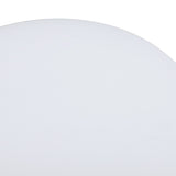 Modern Hourglass Shaped Stool Round End Table Stool for Shoe Changing Home Use 43x30cm White V1294-YM0901-3116240003611