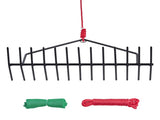 24 in Aquatic Weed Rake, 8.7 in Double Sided Lake Weed Rake, Pond Weeds Cutter with 30ft Rope, Tie V952-SCPSSKPX30FTNC6UBV0