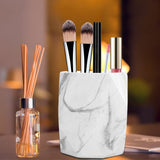 Marbling Cosmetic Makeup Oraganizer Storage Box Home Resin Makeup Case Extension Holder V1294-YM0901-JY29488-02