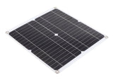 Solar Panel Kit 20W 12V Monocrystalline IP65 Waterproof DIY Solar Panel with 10A Solar Charge V1294-YM0716-3114220057311