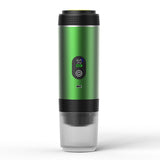 Green 3-in-1 Portable Espresso Maker with Self-Heating and One-Touch Cold Hot Brew - Smart Digital V888-ELOSUNG45353