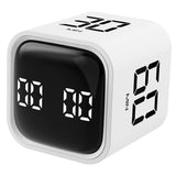 Portable Digital Timer Cube Style for Kitchen and Study Use White Color V1366-AZ2-W-19271