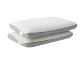 RoomSense Cooling Memory Foam Pillows Queen Size 1 Pack, Dual-Sided Bed Pillows for Hot Sleepers, XFKF-PL-1168R-WH