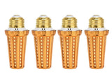 4Pcs LED Corn Light Bulb E27 17W 3200LM Bulb for Indoor Warehouse Basement WorkshopWarm White V1294-YM0901-3119210136312