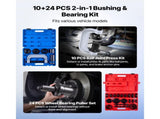 Bearing Press Kit, 1024 Pcs, 2 in 1 Ball Joint Press & Wheel Bearing Puller Kit, Race and Seal V952-2H1ZCCT10JT2I40X6001V0