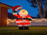 Christabelle 56cm Santa Christmas Light Up Display Animated LED Outdoor Indoor Xmas Yard Lawn S 112_SHE209