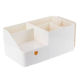 Drawer Type Desk Storage Box Book Stand Stationery Remote Control Holder for Home Desktop V1294-YM0721-3117210036011