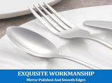 18 Piece Stainless Steel Cutlery Set 9 Forks and 9 Teaspoons V1237-ZY-818-214