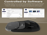Touchpad Bluetooth Mouse with Presentation Mode, Detachable & Portable Design, Smart Software V1107-CS-YISEE8