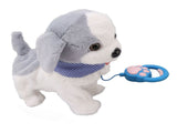 Walking and Barking Puppy Dog Toy Interactive Dancing Electronic Plush Pet with Remote Control Leash V1294-YM0703-3115230020512