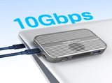 ACASIS EC1401 SSD 6-in-1 USB-C Docking Hub 10Gbps HDMI 4K 60Hz, USB-A, USB-C, PD, SD/TF Magnetic V28-ELEACAEC1401