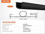 Garage Door Threshold and Bottom Seals Kit, 20 FT U ShapeO Ring Universal Garage Door Bottom Seal V952-MFTMXBT2J20F01O7KV0