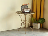 Vintage Metal Scrollwork Side Table V1142-LP601100835021867