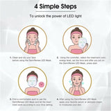 7-Color LED Light Photon Face Mask Neck Rejuvenation Skin Facial Wrinkle Therapy V201-W12783215