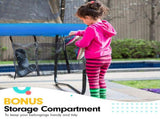 Kahuna Pro 10 ft Trampoline with Mat, Reversible Pad, Basketball Set TRA-KEM-10-OB-BB