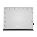 Embellir Bluetooth Makeup Mirror 58x46cm Hollywood Vanity with LED Light Wall MM-E-FRAMELS-5846-GS-BT