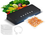 2-in-1 Auto Food Vacuum Sealer Machine for All Food Storage and External Vacuum Seal 60kPa Suction V1294-YM0901-H48145US