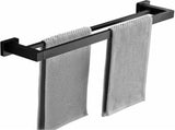 Towel Rack - 40 CM - Towel Bar - Bathroom Towel Rack - Bathroom Shelf - Double Bar - Self-Adhesive V1188-MS101-01688-1