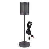 Cordless Table Lamp LED Stepless Touch Dimmable Waterproof Metal 5000mAh USB Rechargeable Battery V1294-YM0901-3119230158111
