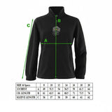 Womens Polar Fleece Full Zip Jumper Jacket Winter Warm in Black V563-PFFZW99-16