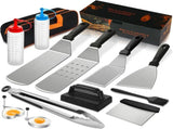 14PCS Griddle Accessories Kit, Flat Top Grill Accessories Set for Blackstone and Camp Chef, Grill V1188-MS-825-001