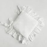 Farmhouse Indoor Chair Cushions for Dining Non-Slip Rocking Chair Cushions with Zipper Ruffled V1188-ZC-DP-236