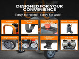 Unimac 2HP 50L Silent Oil-Free Portable Electric Air Compressor, Vertical, for Airtools, Tyre V219-TOLACMUM5CFVA
