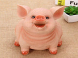 Piggy Bank Cute Pig Appearance Environmentally Friendly Resin Cartoon Piggy Bank Coin Bank Large Pig V1294-YM0716-3117220166811