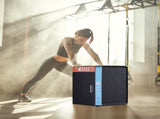 3 in 1 Plyometric Jump Box, 16/14/12 Inch Cotton Plyo Box, Platform & Jumping Agility Box, Anti-Slip V952-SHYTX161412YKXBJSV0