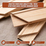 50x Canvas Stretcher Bars Frames Pine Wood V63-952551