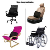 33 x 32 x 10 cm Memory Foam Lumbar Support Cushion - Black 3D Mesh, Slow Rebound Back Support for V888-ELOSUNG56050