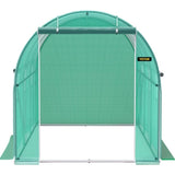 Walk-in Tunnel Greenhouse Galvanized Frame & Waterproof Cover 12x7x7 ft V952-YDSDWSL1277FTLT3OV0
