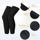 4 Pairs Kids Long Compression Boys Leg Sleeves Non Slip UV Protection Thigh Calf for Kids Boy Girl V1370-AZ4-17584