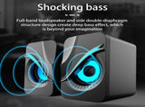 Bluetooth Speaker, Desktop Speakers, Light Emitting Computer Speaker USB Mobile Phone Laptop Desktop V1192-AZ-W-29569