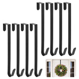 8PCS Wreaths for Front Door, 15" Metal Wreath Hook Over the Door, Z-Shape Design Garland V1369-AZ3-W-08784