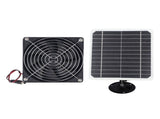 6.5 Inch Solar Powered Exhaust Fan 50W 12V ABS Monocrystalline Silicon Solar Panel Ventilation Fan V1294-YM0901-3111240176711