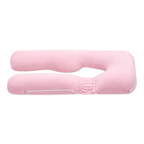 Giselle Bedding Pregnancy U Shaped Full Body with 100% Cotton Jersey Cover Maternity PILLOW-MAT-U-COT-PK