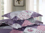 Quaint Quilted bedspread and pillowcovers set Perfect for a Cozy Retreat - Queen size V745-MAC090276Q13U