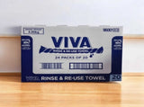 480x Viva Paper Towel Rinse & Re-Use Towel Reusable 20 Sheets x 24 Packs Bulk Box V563-9310088013849-24PCS