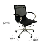 EBGO Adjustable Mid-Back Office Chair V1316-XR-K019D-3