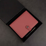 Leather Journal 160 Pages Wide Lined Refillable 6 Rings Binder Covers Business Journal V1192-AZ-W-23340