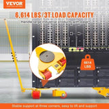 VEVOR Skate Dolly, 6614 LBS/3T Industrial Mover with Handle, Carbon Steel V952-GYXTKHSG13TPUGO00V0