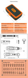38-Piece Ratchet Screwdriver & Socket Wrench Set - Professional Multi-Bit Repair Tool Kit with V888-ELOSUNG35761